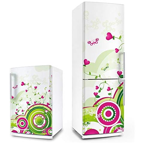 Posterdeluxe 11980-C Kühlschrank- / Spülmaschinen-Aufkleber „Floral Retro Love“ Cover