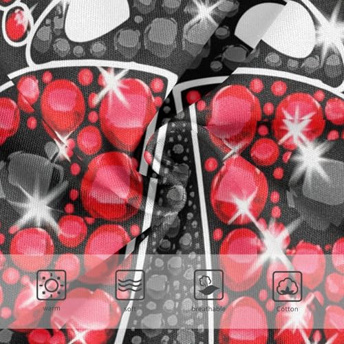 Cotton Toddler Underwear Floral Ladybug Sparkle Red Black Gemstones Cute Panties Girl Fun Undies Kids Briefs 2t3