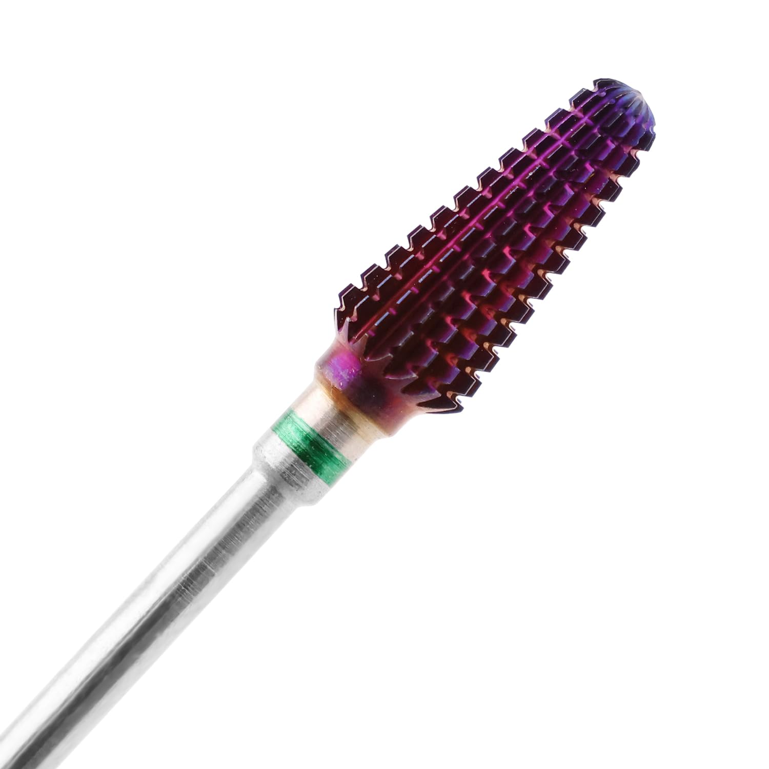 MakarttPro Professionelle E-File Nagelbohrer Wolframkarbid Diamant Prep 5-in-1 Bits für professionelle Nageltechniker (Tornado-Bohrer, grob)