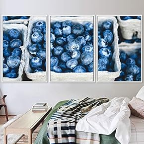 signwin 3 Piece Framed Canvas Wall Art Colorful...