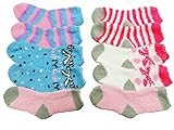 Unbekannt 5er Pack Schöne Mädchen Kuschelsocken in der Größe 23-38 (34-38)