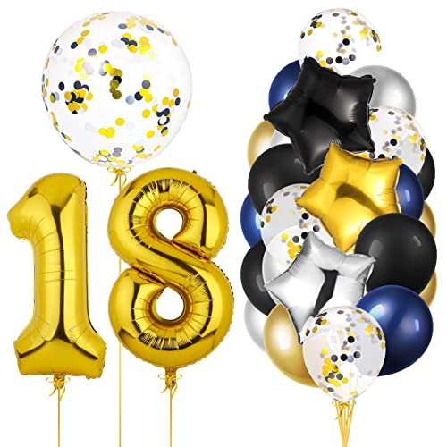 Popuppe Palloncini Compleanno 18 Anni, 25 Pezzi