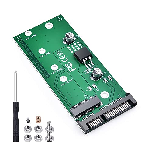ELUTENG M2 Sata Adapter M.2 NGFF SSD auf 2,5 Zoll SATA III Adapter(Nicht f&uuml;r M.2 NVME), NGFF zu SATA 2.5 Zoll Konverter Festplatten A dapter Karte B Key/B+M Key f&uuml;r 2280 2260 2242 2230mm SSD