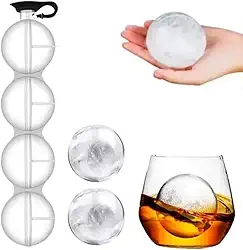 Art House Forma de Gelo Esférica, 4 Esferas de Gelo, Prática e Fácil de Usar