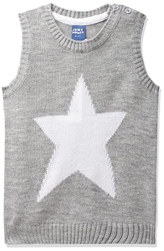 Image of Amazon Brand - Jam & Honey Boy's Acrylic Round Neck Sweater