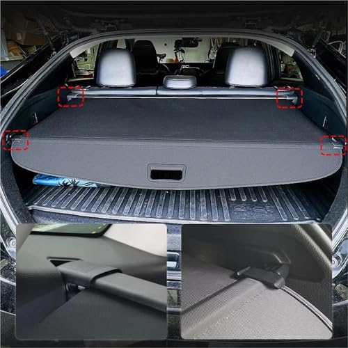 Cubierta retráctil maletero Toyota Prius 2016-2022 accesorios coche 7