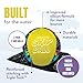 Activ Life 2 Pack Skip Balls, Fun Beach Games for Kids, Adults and Family Swimming Toys, Pool Dive Toy, Water Ball for Vacation (Yellow Jungle)