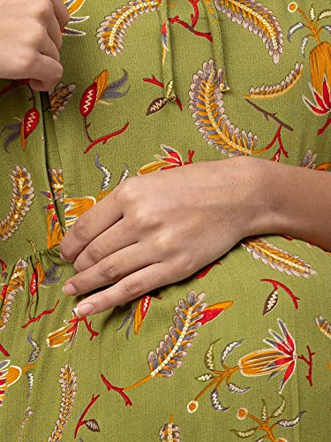 Image of AV2 Women's Rayon Relaxed Fit A Line Maternity Wear