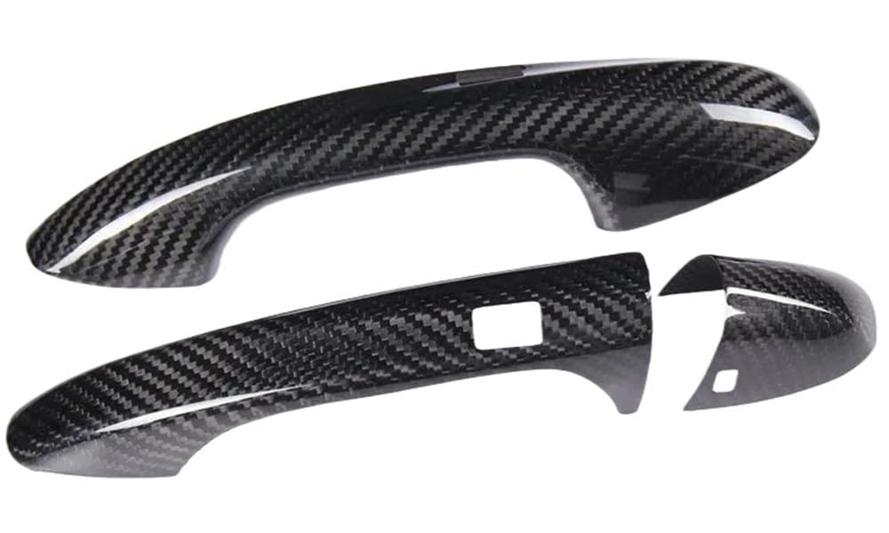 Poignée de porte coulissante extérieure carbone pour look sport GLC