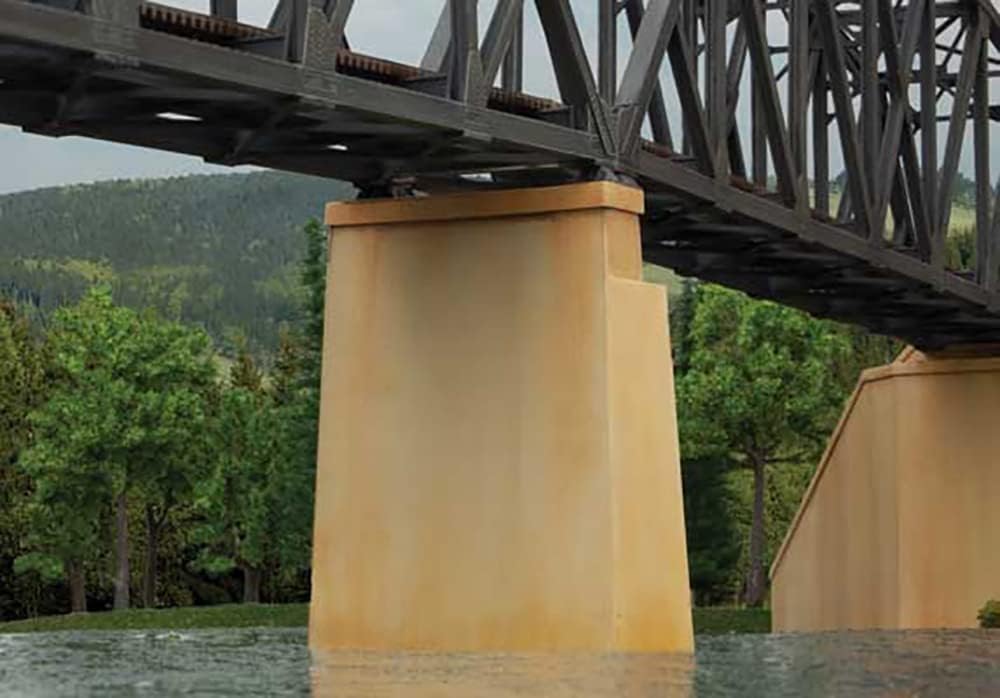 Walthers Cornerstone 933-3880 Bridge Pier Kit (2pcs)