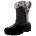 Polar Womens Single Toggle Quilted Waterproof Artic Winter Muck Thermal Winter Snow Boots
