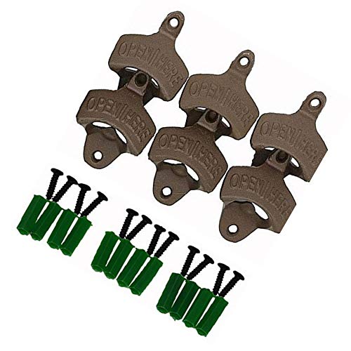 Abridor de garrafa de cerveja e parafuso, Maserfaliw 6 peças/conjunto de abridor de garrafa de cerve