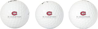 Desert Cactus St. Cloud State University Three Golf Balls - Full Color 3 Pack, SCSU Huskies Officially Licensed Gear (Design B)
