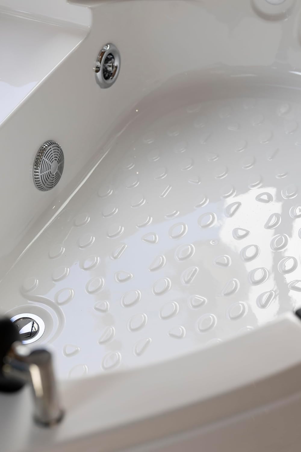DUPI Bañera Hidromasaje Esquina Angular 2 Plazas NEW CRISTY | 8 Chorros Jets | Control Electrónico | 2 Reposacabezas | Fácil Instalación | Blanco | Acrílico y Fibra de Vidrio | 150 CM