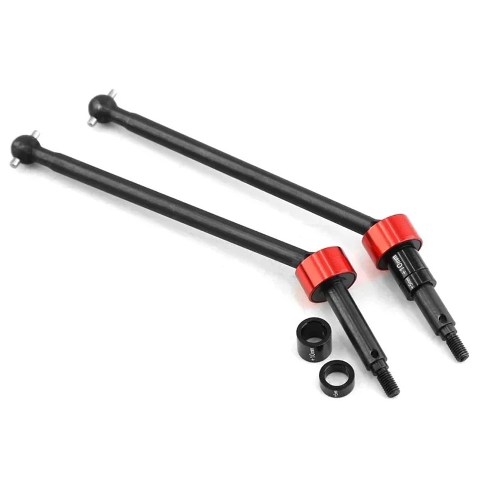 2 Pezzi in Acciaio Metallo Anteriore Albero Motore Posteriore Albero Motore CVD 86246 for Parti di aggiornamento Auto for HPI Savage X Flux XL 1/8 RC