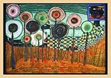 Art: Poster Bild Kunstdruck im Holz Rahmen in Ahorn natur 57,2x74,5cm