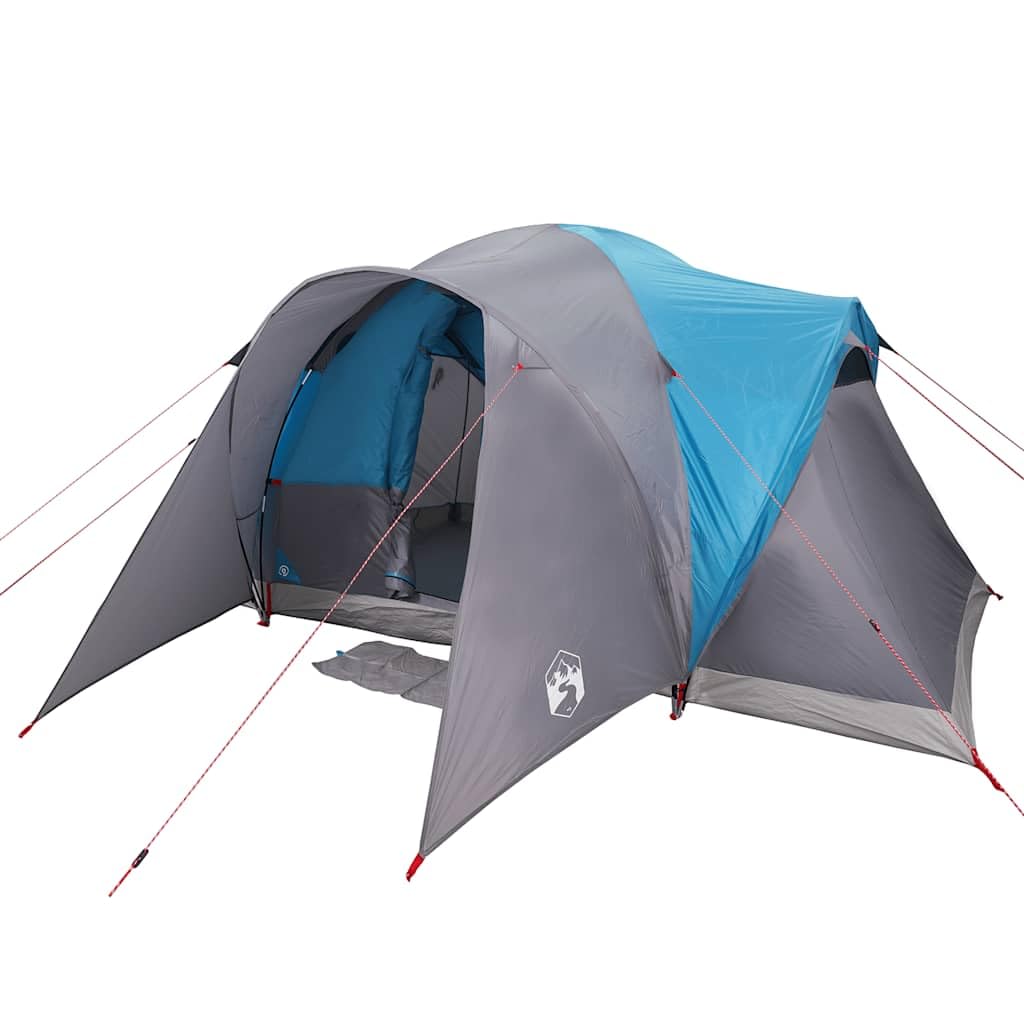 Genérico Tienda de campaña Familiar iglú 6 Personas Impermeable Azul,Deportes,Actividades al Aire Libre,Camping y Senderismo,Tiendas de campaña-4009462