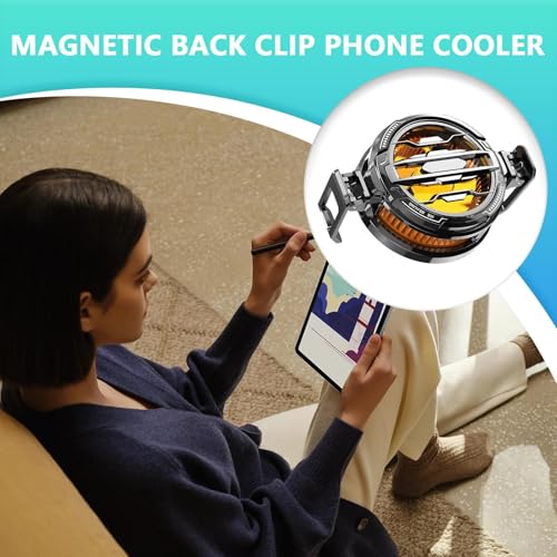 Ventilador de refrigeración magnético para móvil y tableta ligera 3