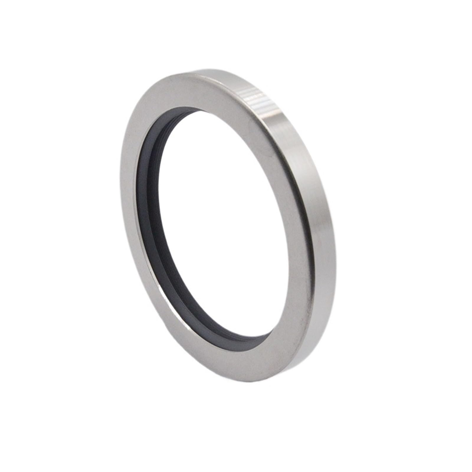 LEOTNNDQ 90 * 110 * 10 Oil Seal with Stainless Steel oil seal Housing Single lip and Dual Lip Screw Air Compressor Spare Parts(90x110x10 CDLBDBK)