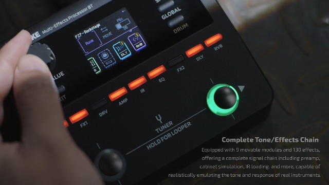 SONICAKE QME-20 Smart Box - Multi Effects Pedal for Guitar with