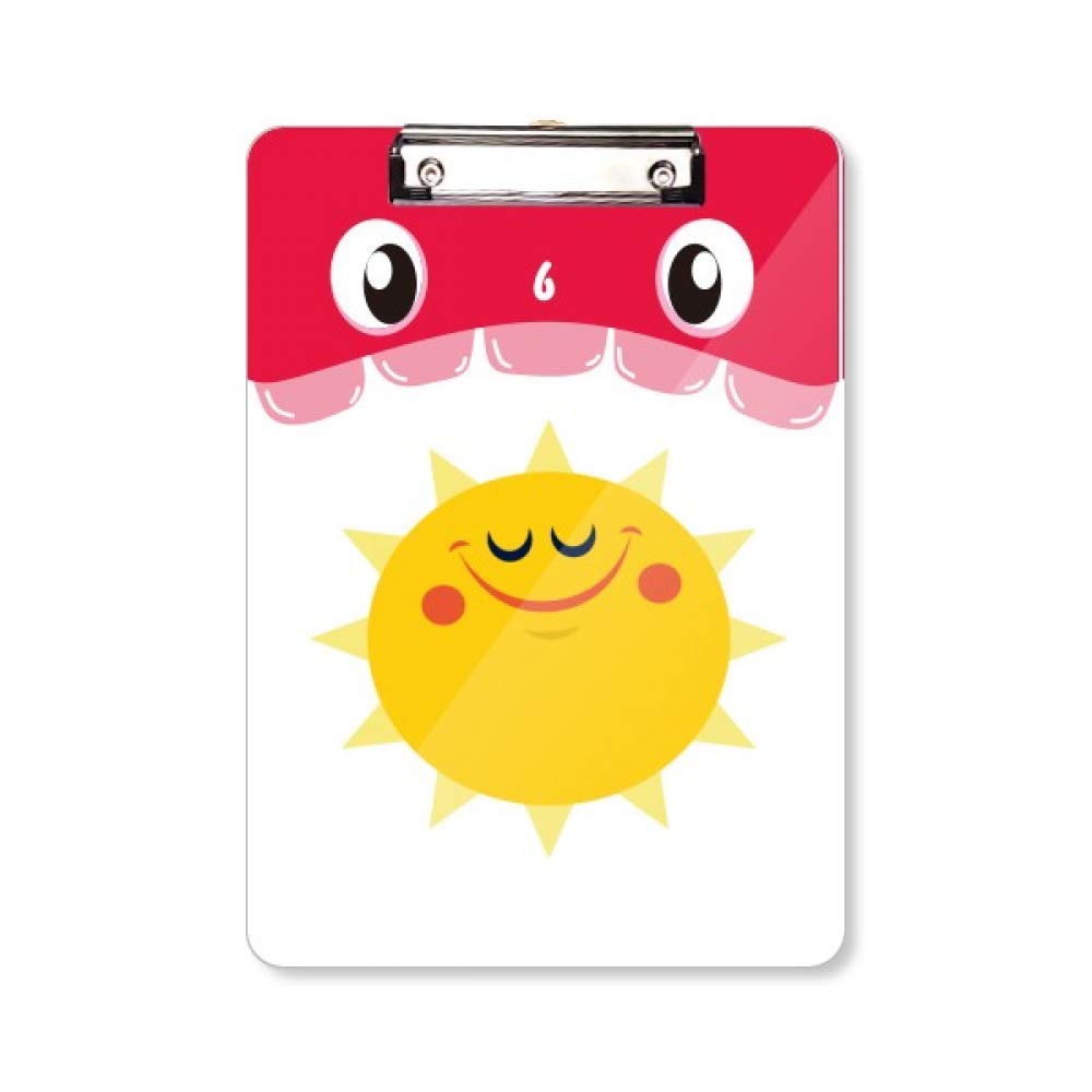 Porte-bloc A4 soleil souriant idéal pour la prise de note en réunion active - 5
