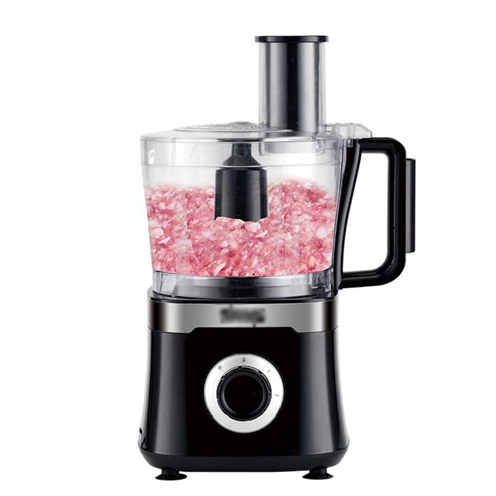 Procesador de Alimentos 2 en 1, Hoja SS de 800W, picadora eléctrica Multifuncional for Cocina doméstica, picadora de Carne