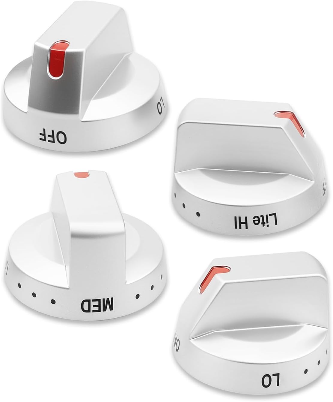 DG94-03950F DG94-03955G Electric Stove Knob Fit for Samsung NE63A6111SS NE63A6311SS NE63A6511SS NE63F6510SR NE63A6111SW NE63A6511SW NE63D6511SR NE63A6711SS NE63D6711SR NE63CB831512AA