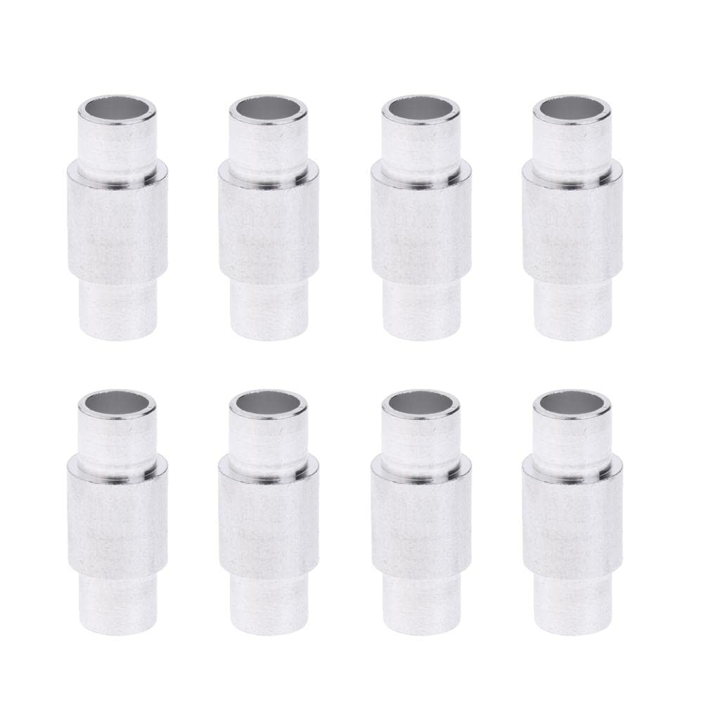 Sharplace Lot de 8pcs Roulements Entretoises De Roue De Patinage à roulettes/Patin en Aluminium - 8mm