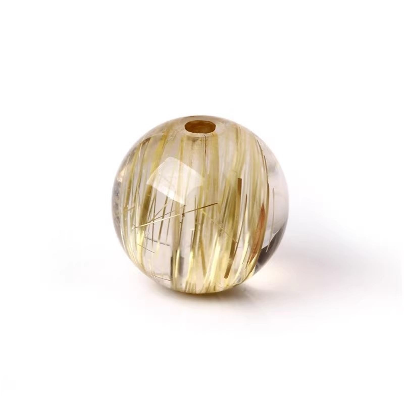 Cuentas de piedra naturales amarillas para disenar pulseras de cristal hechas a mano en casa