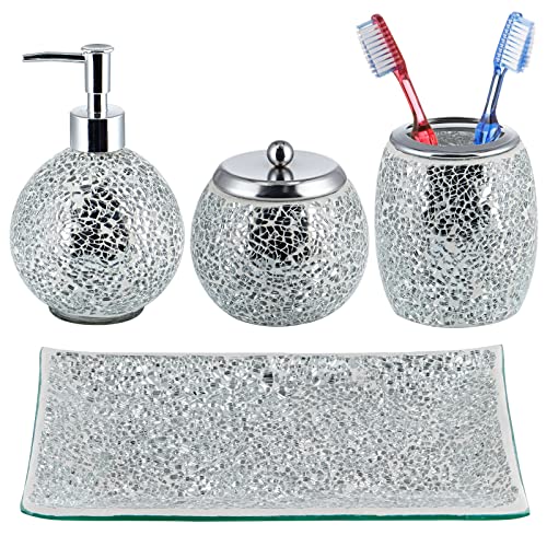 Sanbege Mosaic Glass 4pc
