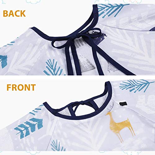 Yoofoss Babyslabbetjes met lange mouwen, 3-delige waterdichte mouwslabbetjes set voor jongens en meisjes, uniseks - Image 6