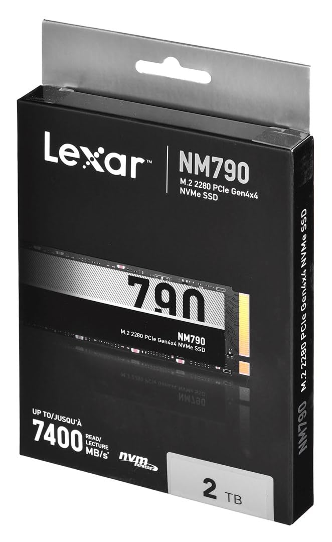 Lexar NM790 M.2 SSD Gen4×4 2TB Amazon.com: Lexar M.2 2TB PCIe Gen 4X4 NM790 NVMe SSD