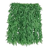 Beistle 36'W x 24'L Tropical Fern Leaf Hula Skirt, Green (50456)