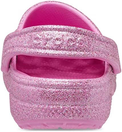 Crocs Unisex-Adult Classic Sparkly Clog, Metallic and Glitter Shoes, Taffy Pink, 12 Men/14 Women | Image 4