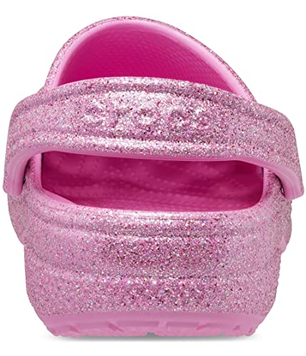 CROCS Classic Glitter Ii Clog - Taffy Pink - M9W11 , 207551-6SW-M9W11, Unisex Adult , Taffy Pink , M