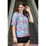 Leriya-Fashion-Women-Printed-Slub-Rayon-Top-with-Half-Sleeves-for-Office-Wear-Casual-WearTop-for-WomenGirls-Top