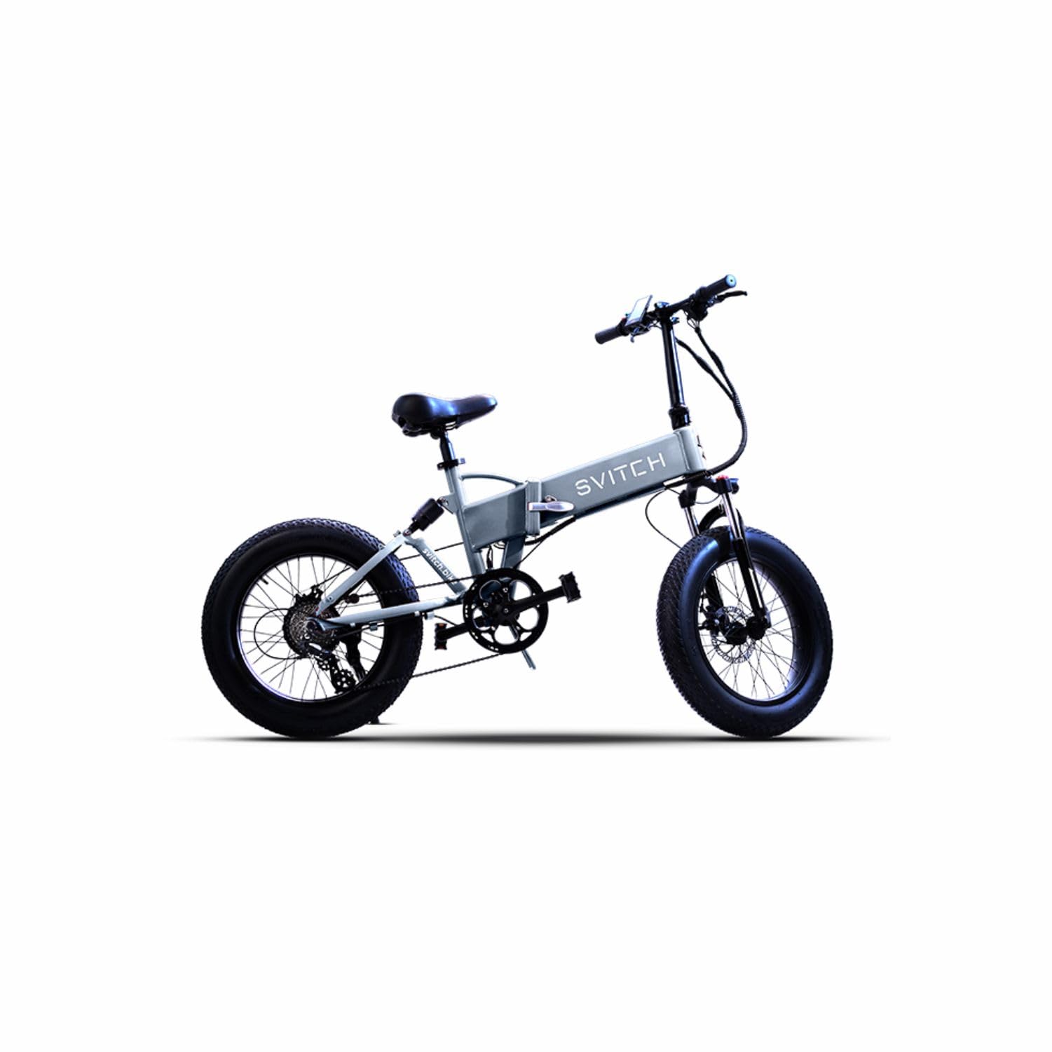 SVITCH XE+ Electric Bicycle for Men and Women | Lightweight Aluminum Frame | Powerful Motor & Long Battery Life | Foldable & Portable | Ideal for City & Off-Road (Grey)-image-27
