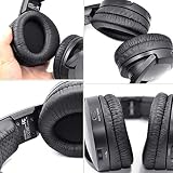 2 pary czarnych nauszników zamiennych do słuchawek Sony MDR-RF985R RF 985RK 865R RF860 RF985R RF925 RF970