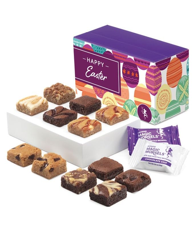 From You Flowers - Happy Easter Dozen Fairytale Brownie & Blondie Morsels