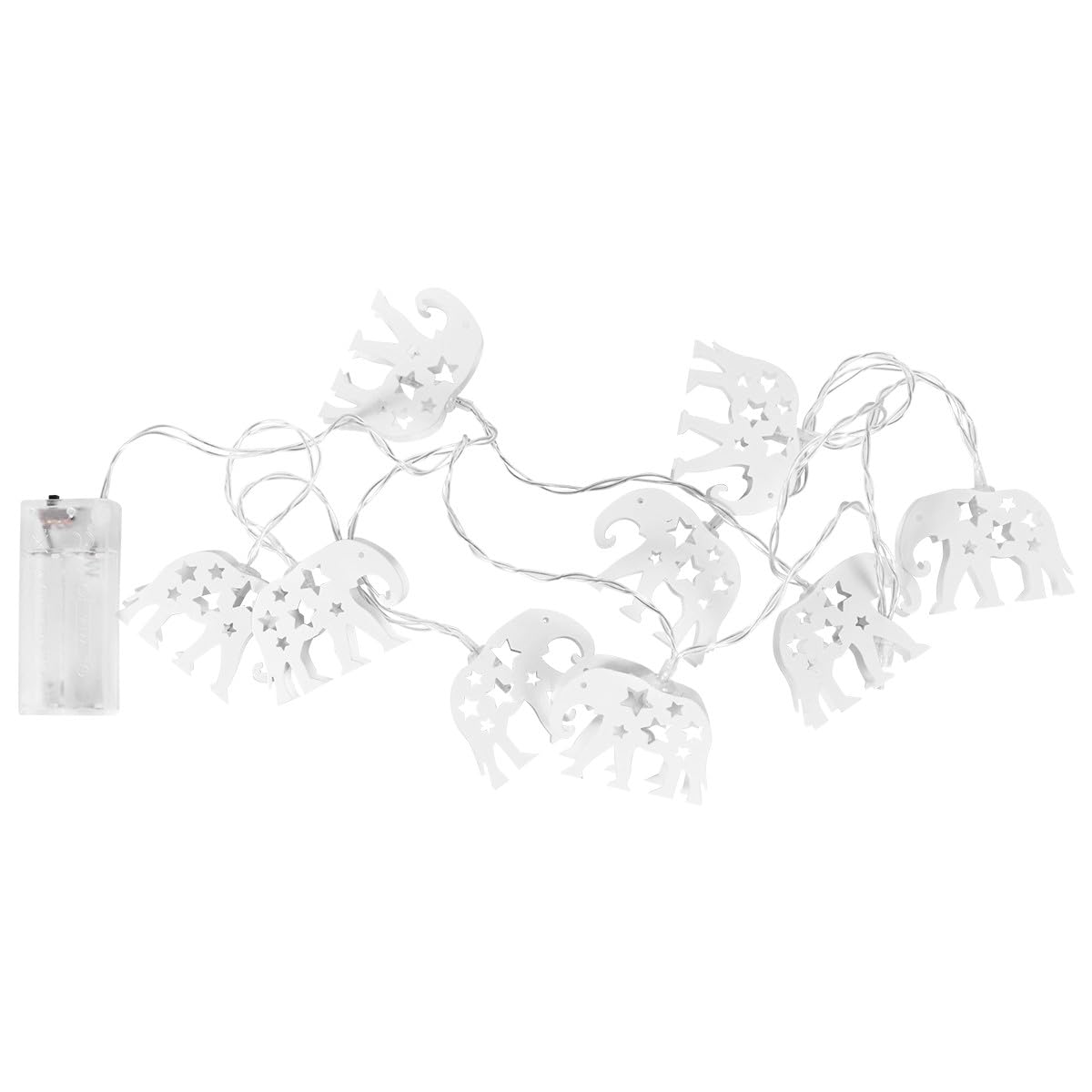 Alipis Elephant Solar Lights Outdoor Garden String Lights Featuring Easy to Install Design and Long Lifespan for Patio or Party Decoration