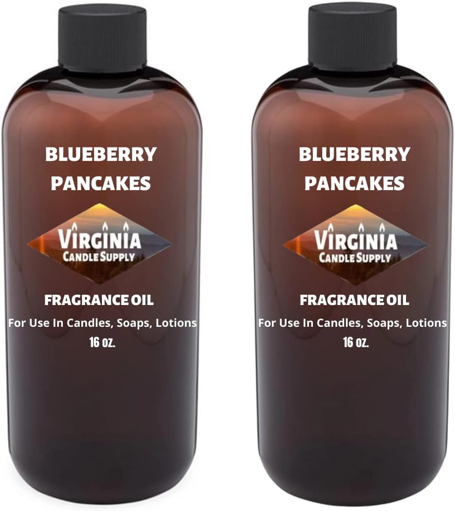 Blueberry Pancakes Fragrance Oil (32 oz Bottle) for Candle Making, Soap Making, Tart Making, Room Sprays, Lotions, Car Fresheners, Slime, Bath Bombs, Warmers…