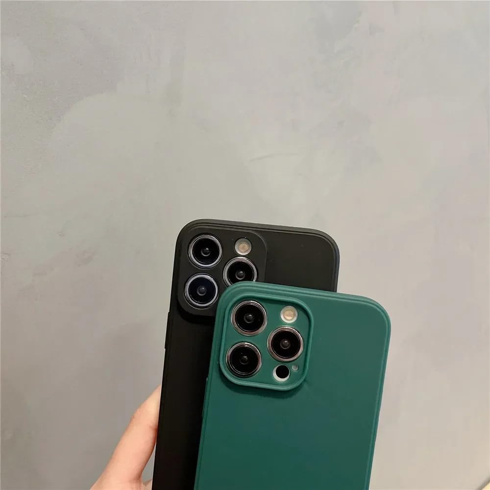 Funda de teléfono Blanda a Prueba de Golpes con cordón y Armadura de Caramelo para iPhone 15, 14, 13, 12, 11 Pro MAX, 7, 8 Plus, Color Negro, para iPhone XR