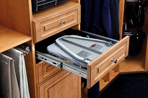 Drawer Accessories Fold Out Ironing Board for Closet - CIB-16CR - 21"W x