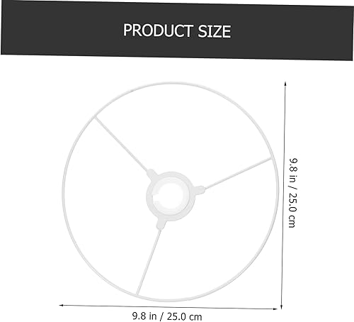 Miniatura 9 de Angoily 3 juegos de pantalla marco de lámpara vintage pantallas de lámpara redonda pantalla lámpara de mesa pantallas colgante jaula de alambre