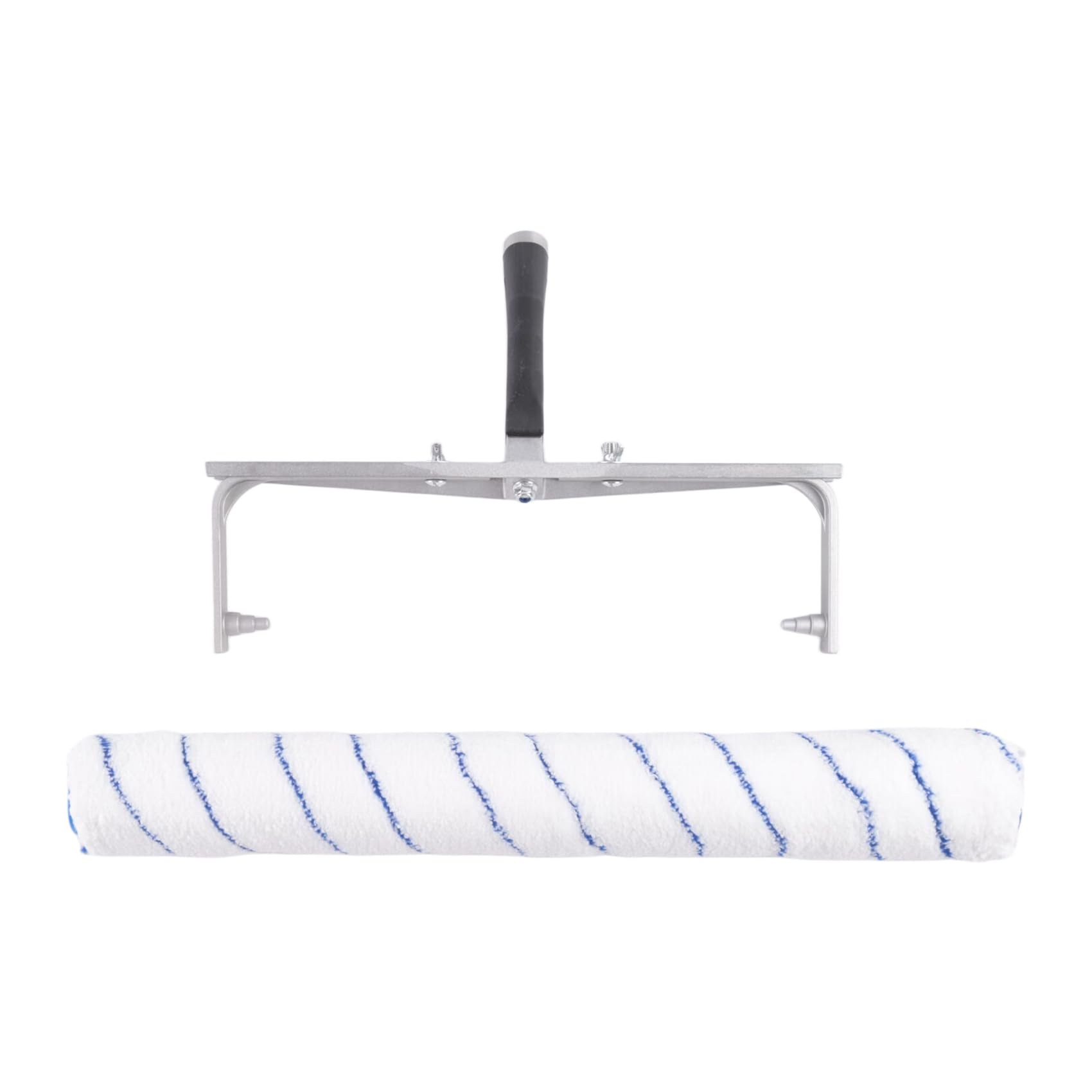 muqeu 18inch Paint Roller with Frame Wall Paint Roller Aluminum Alloy Roller Frame Painting Handle Tool for Wall Decorative House Tool Support