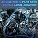 INGKAN VQ40DE Engine Timing Chain Water Pump Kit/VVT Sprockets Fits for Nissan Frontier 05-15/ NV1500 NV2500 NV3500 12-15/ Pathfinder 06-12/ Xterra 05-13 4.0L V6 DOHC OE VQ40DE Engine