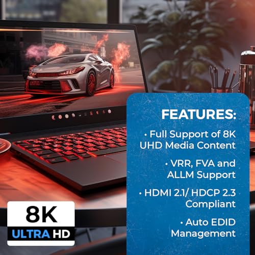 Orei BK-21S 8K 2X1 Hdmi Switch 4K @ 120Hz thumb #9