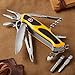 Victorinox Ranger Boatsman MW Grip Swiss Army Knife, 22 Function Swiss Made Pocket Knife with Shackle Opener and Nylon Pouch – Yellow/Black