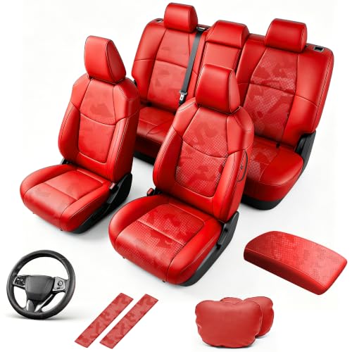 Image of AOMSAZTO Camo Seat Covers for Toyota Corolla Cross 2022-2026 Full Set