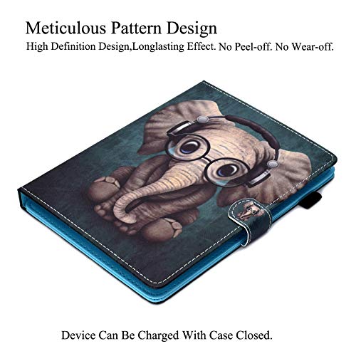 Universal Case For 7.0 Inch Tablet, Artyond Multi-Angle Viewing Stand With Card Slots Case For 6.8 Inch Kindle Paperwhite 2021/Kindle Fire 7 2015-2022/Fire Hdx7 And More 7 Inch Tablet, Elephant #TOP5